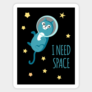 I Need Space Sticker